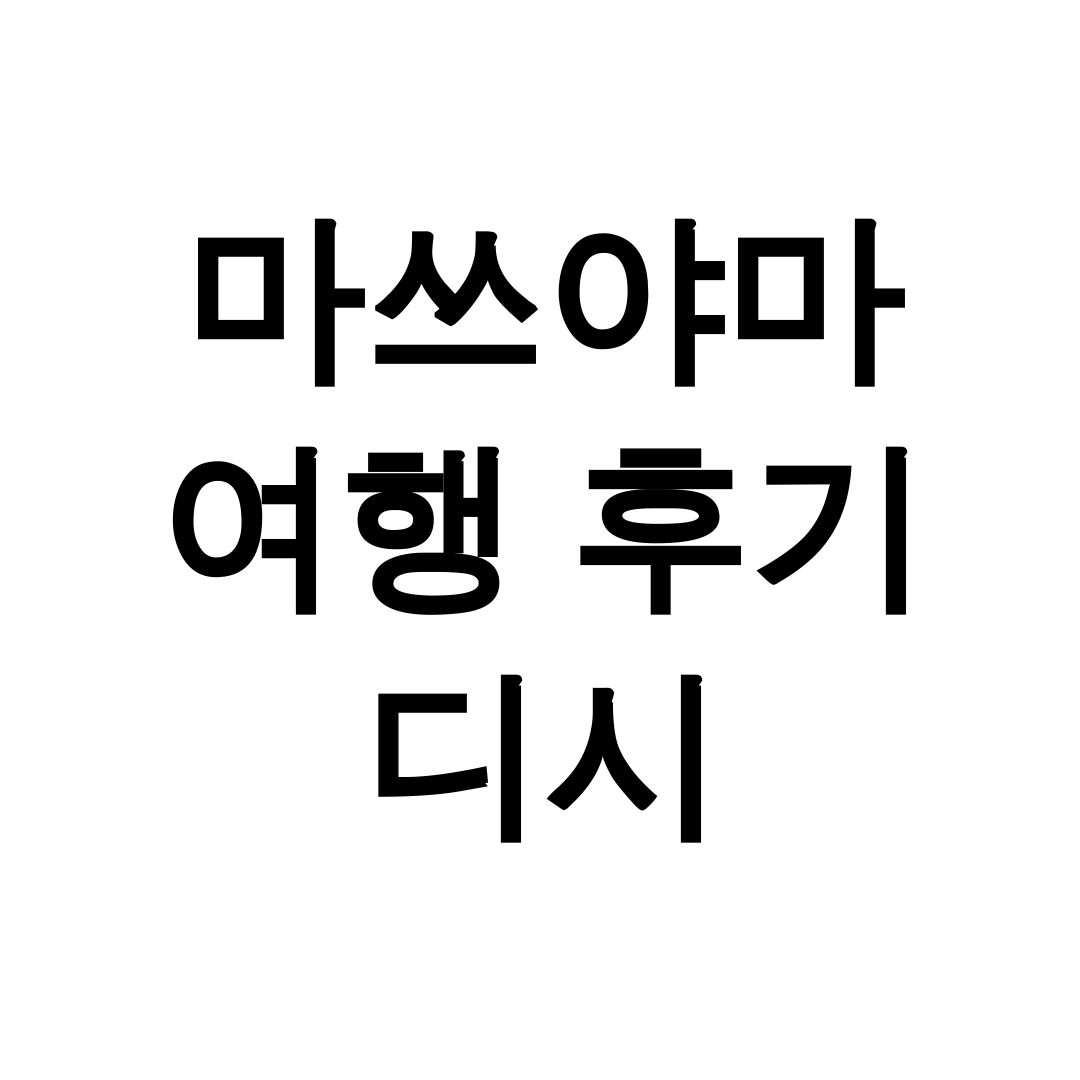 마쓰야마 여행 후기 디시