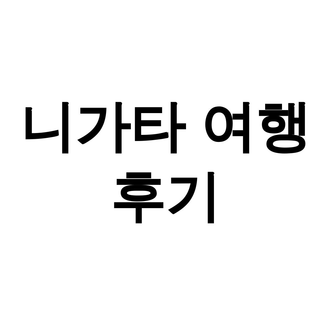 니가타 여행 후기