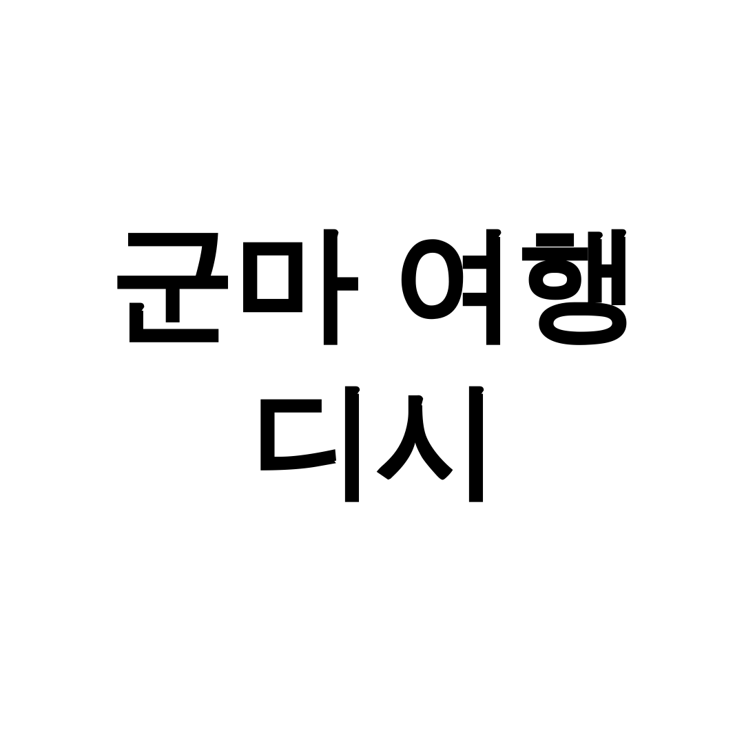 군마 여행 디시