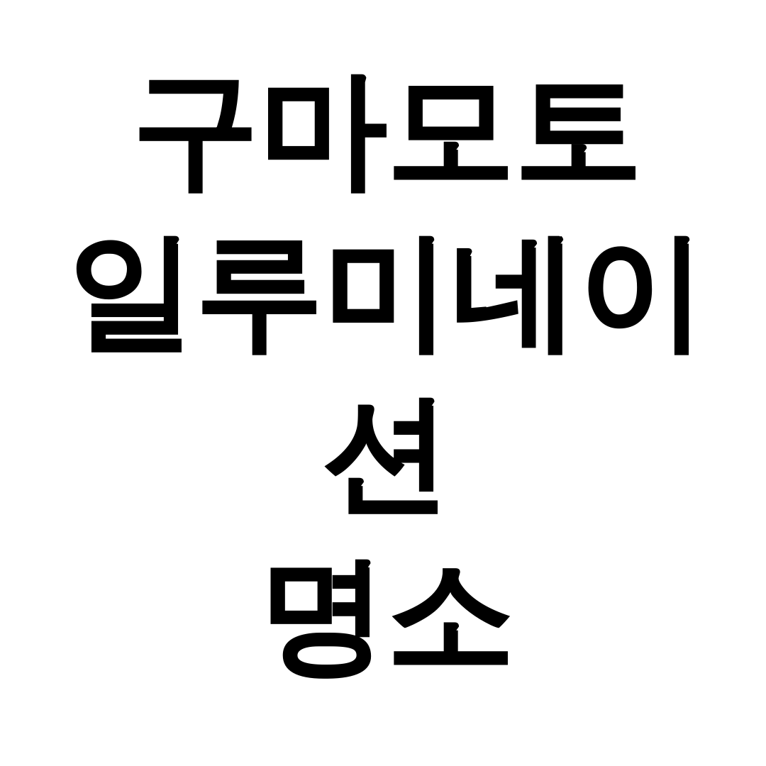 구마모토 일루미네이션 명소