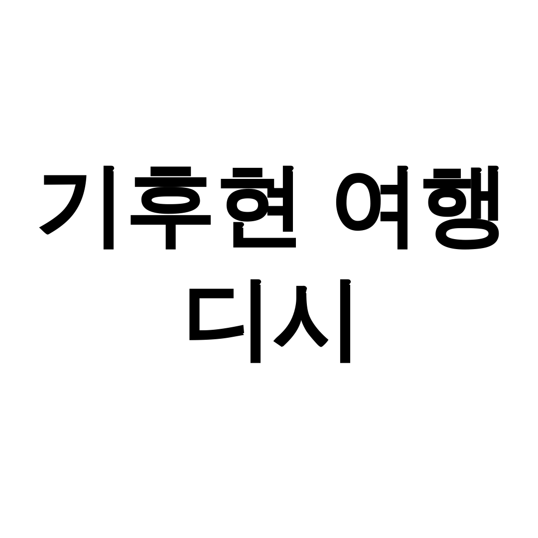 기후현 여행 디시